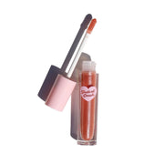 Nude lip gloss in heart tube with pink cap - Instant Crush - Baby Sparkles - Half Caked