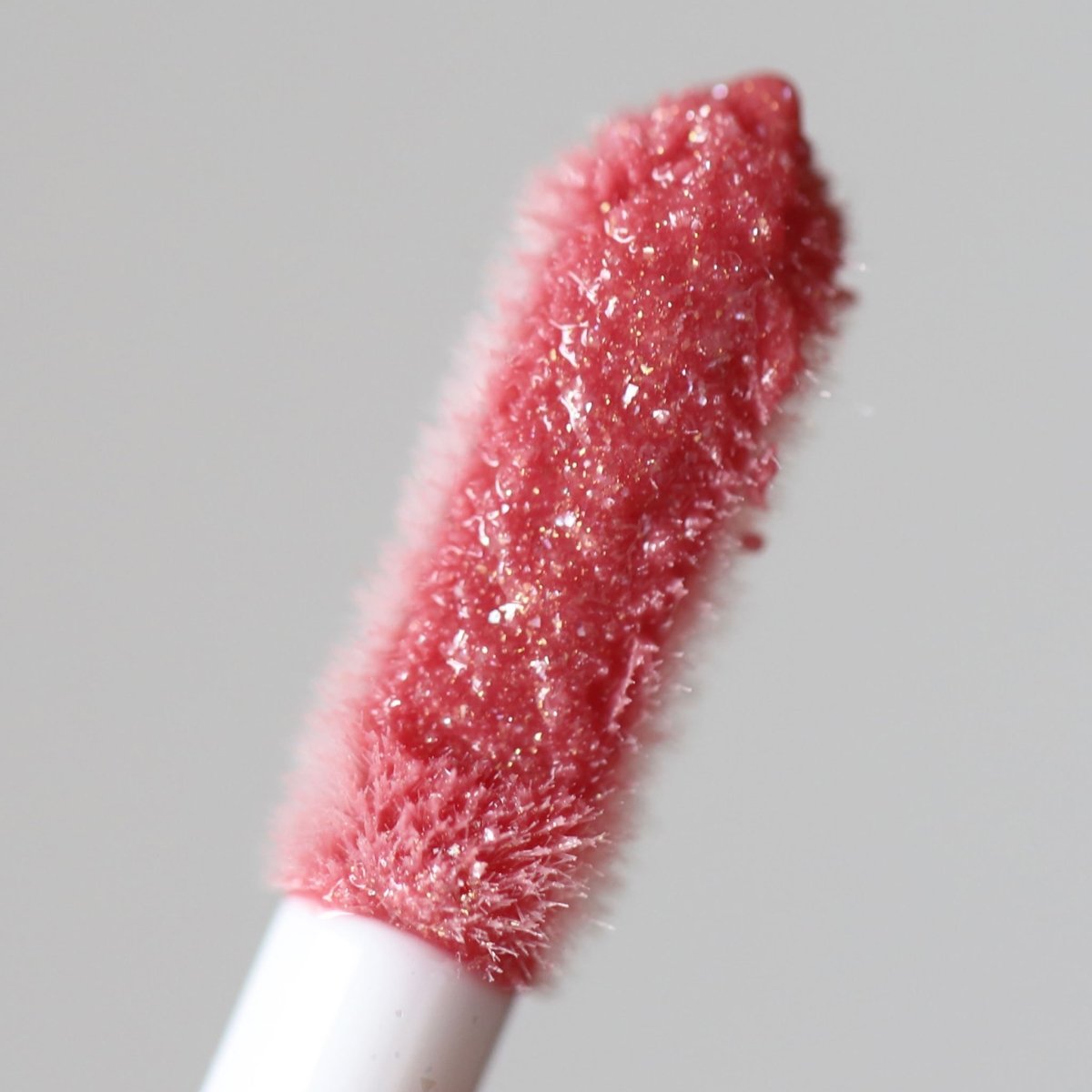 Rose nude lip gloss with shimmer on an applicator - Instant Crush - Lucky Charm - Half Caked