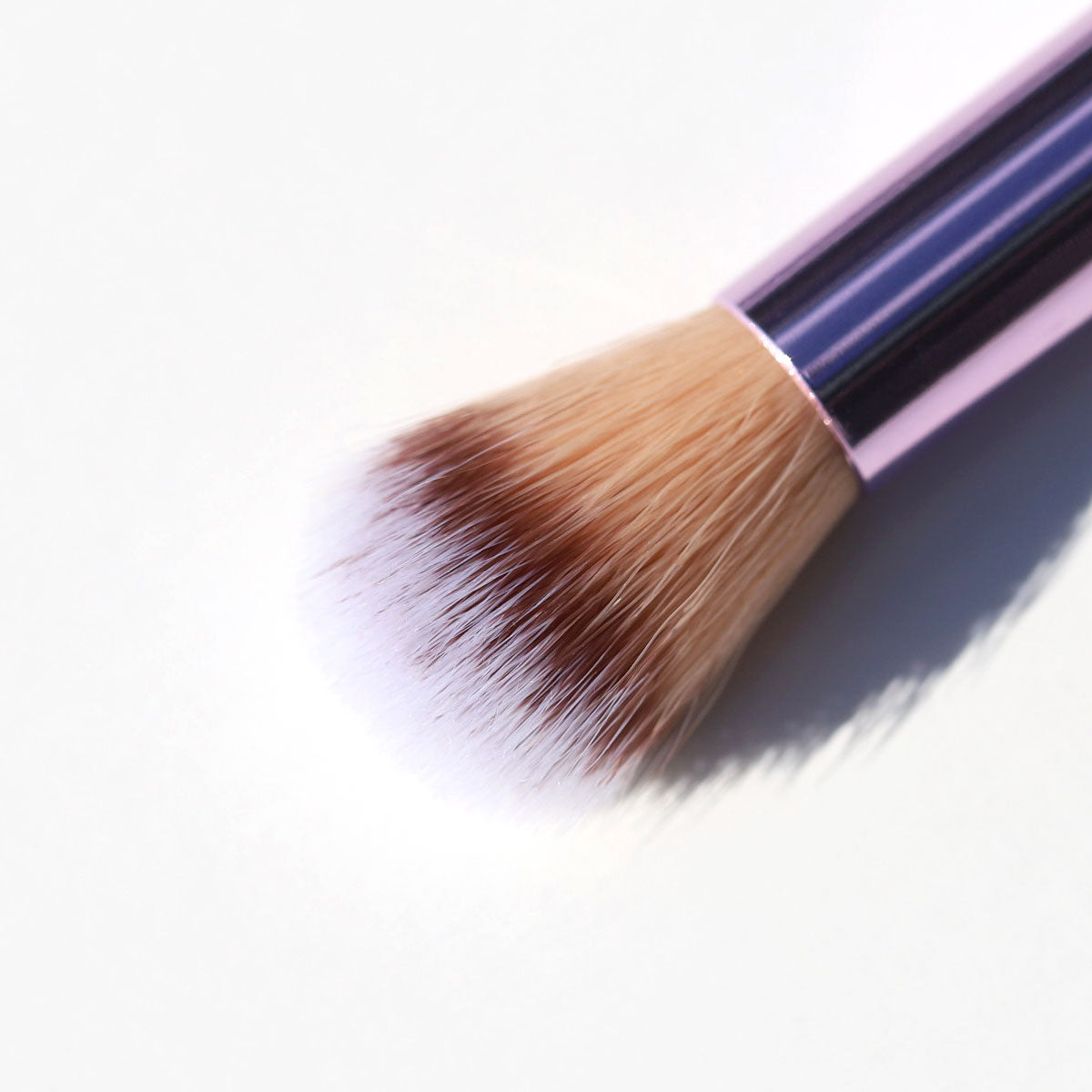 purple eyeshadow brushes for blending, shading, contouring - eye brush set - half caked makeup