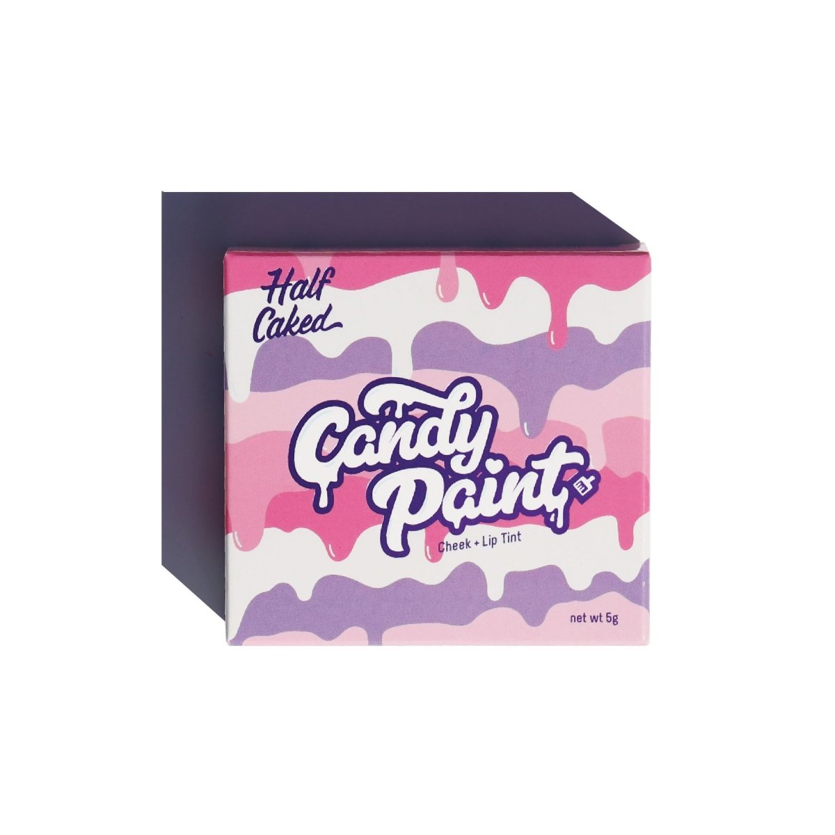 pink white and purple box with candy paint on the front - candy paint trifecta - half caked makeup