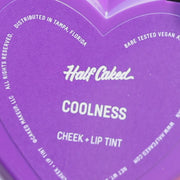 purple heart-shaped compact with mirror and brown pan - candy paint cream bronzer - half caked makeup