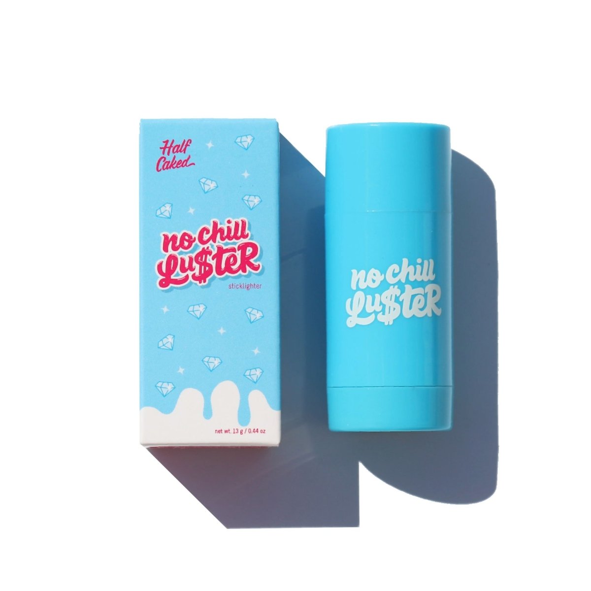 blue white pink box with no chill luster on front - Glass Skin Duo - Half Caked
