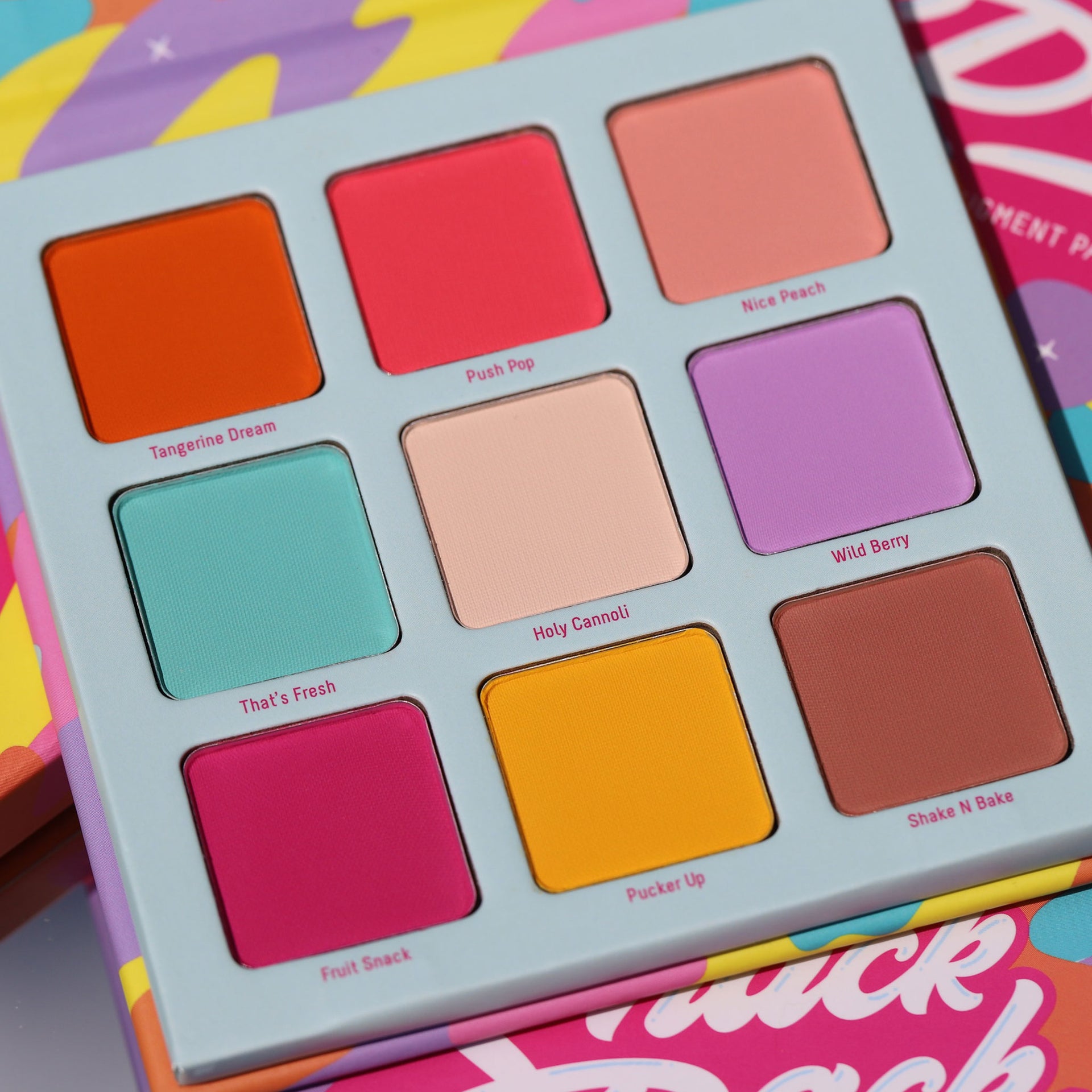 colorful matte 9 eyeshadow palette - Snack Pack - Half Caked